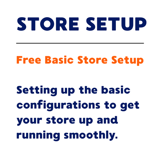 Free Basic Store Setup